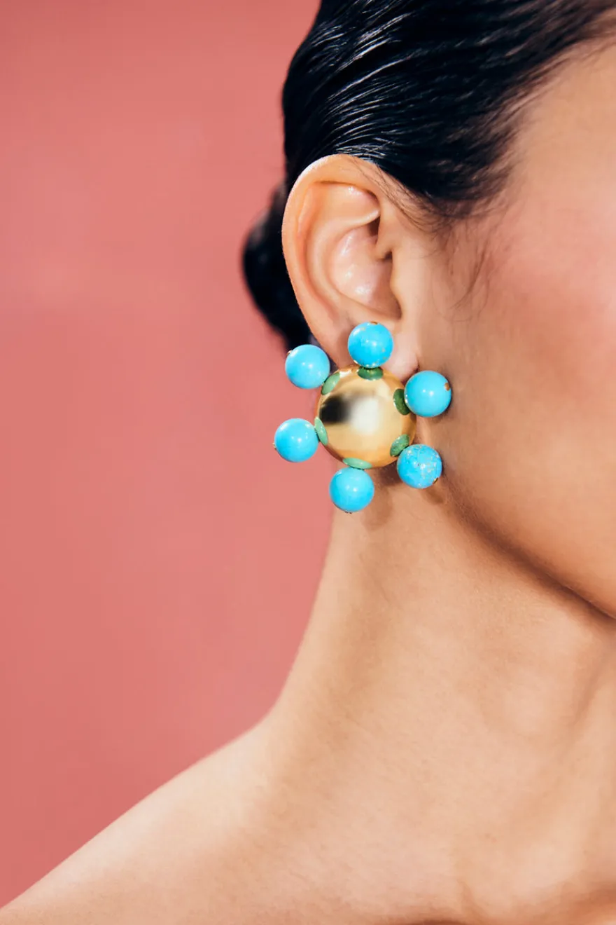 New Cult Gaia Aadi Earring Turquoise