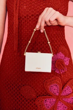 Cult Gaia Adrienne Nano Top Handle Ivory