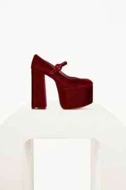 Clearance Cult Gaia Angelou Platform Maroon Peak