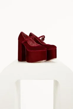 Clearance Cult Gaia Angelou Platform Maroon Peak