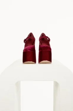 Clearance Cult Gaia Angelou Platform Maroon Peak