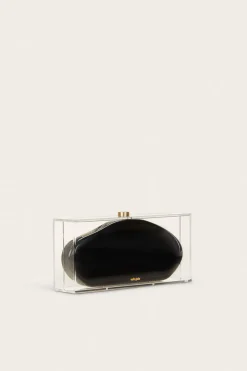 Cult Gaia Annika Clutch Black