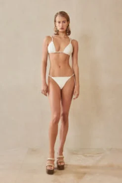 Cult Gaia Anoki Bikini Top Off White