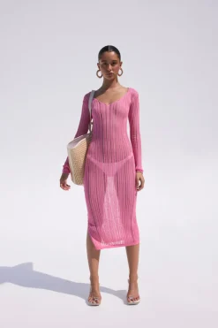 Outlet Cult Gaia Antonella Dress Shell Pink