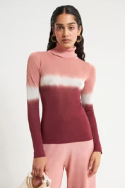 Clearance Cult Gaia Ariana Vest Maroon Peak Rouge