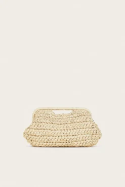 New Cult Gaia Aurora Large Clutch Natural