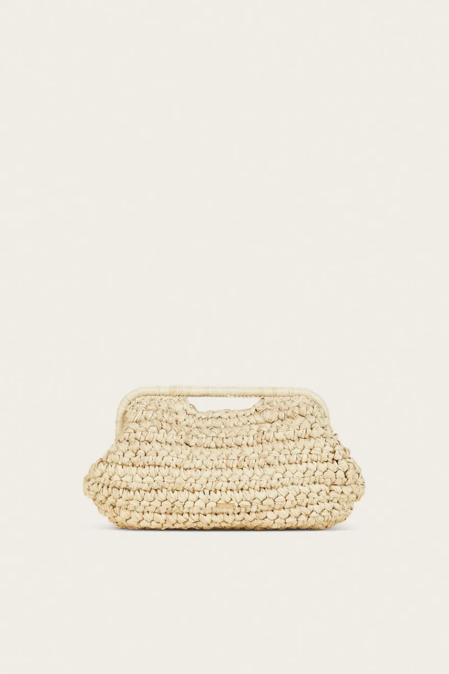 New Cult Gaia Aurora Large Clutch Natural
