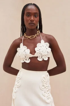 Sale Cult Gaia Bellona Bikini Top Off White