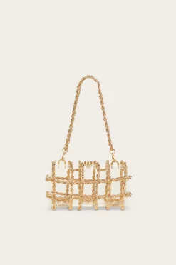 Sale Cult Gaia Bess Shoulder Bag Brushed Brass