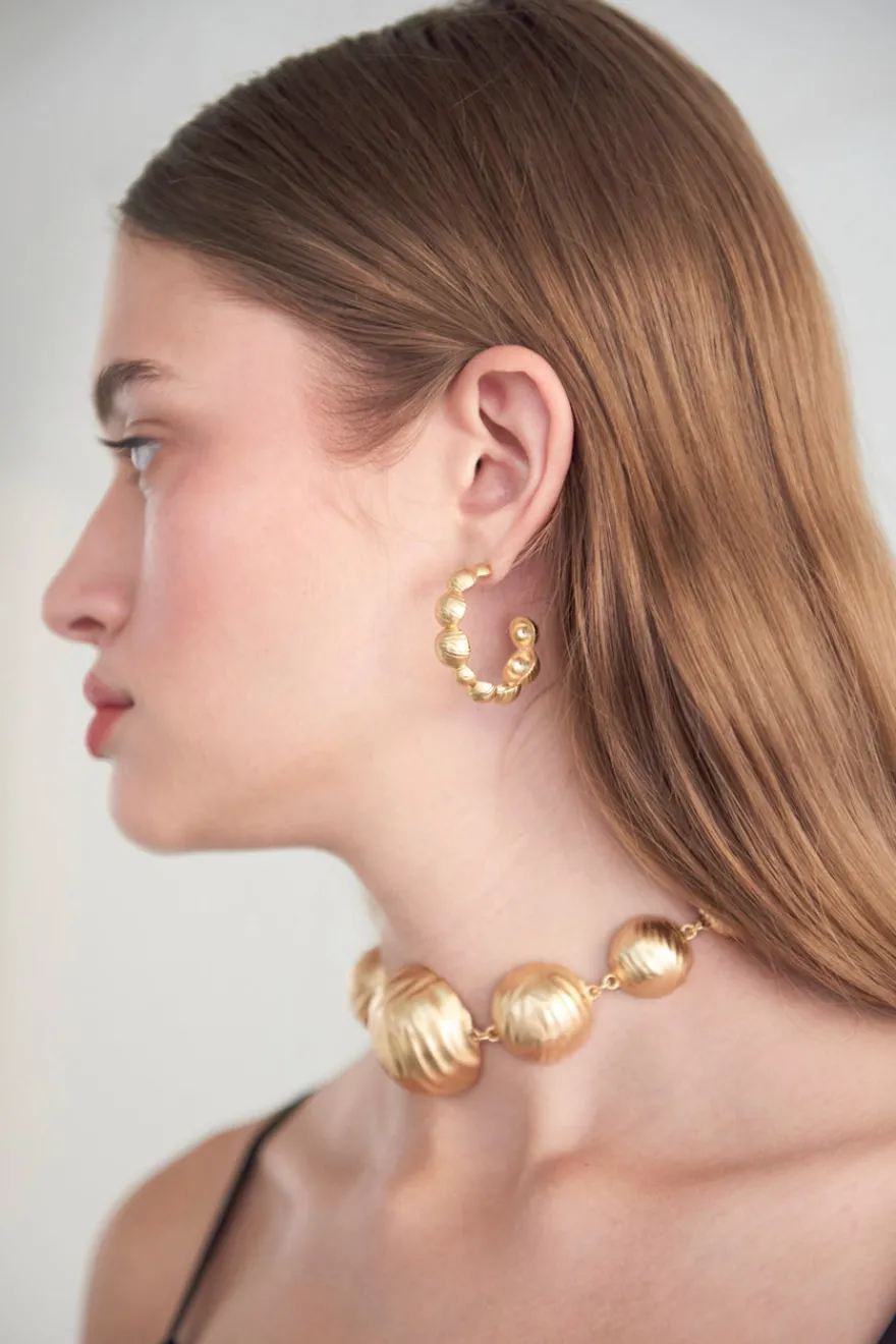 Online Cult Gaia Bijan Choker Brushed Brass