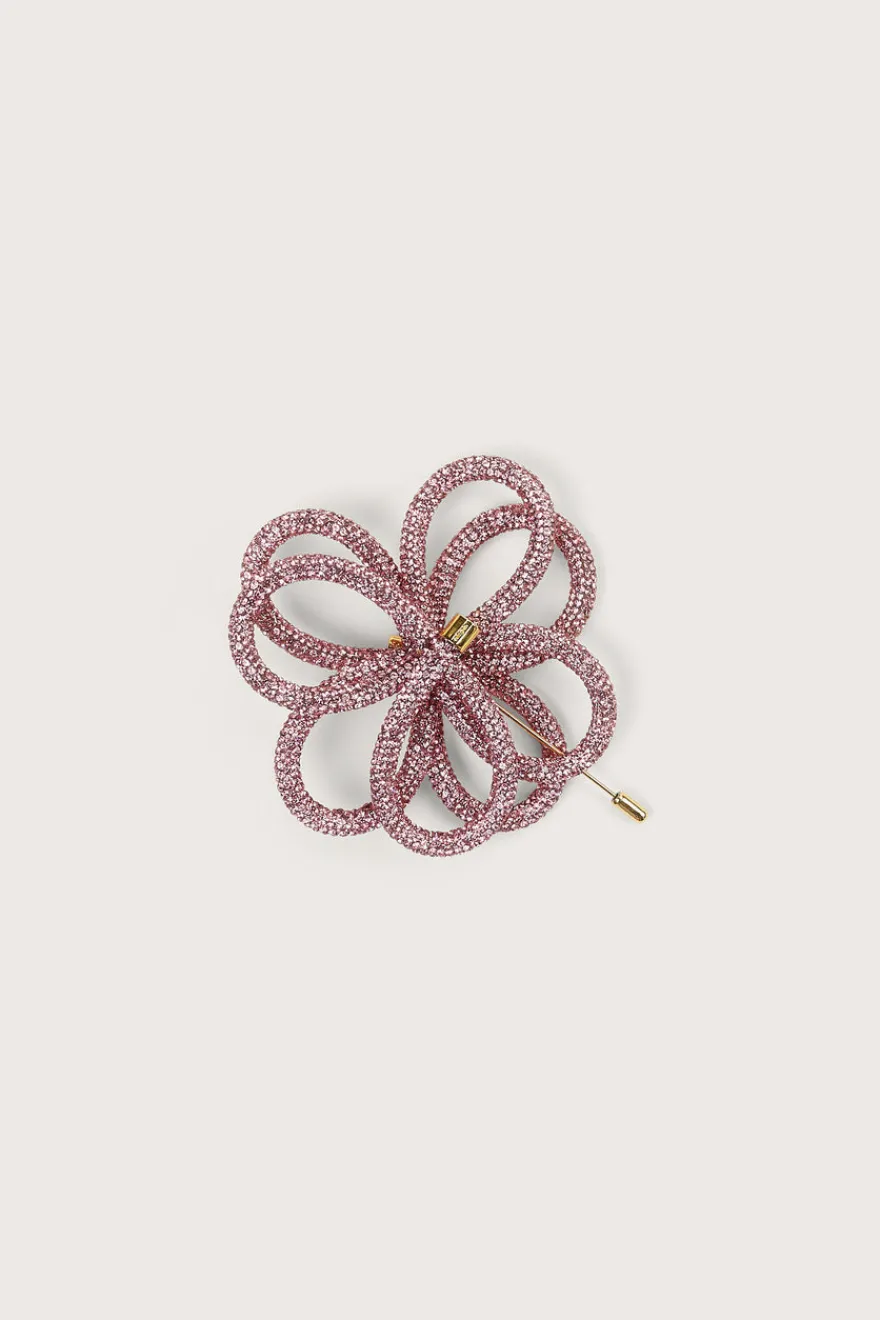 New Cult Gaia Bloom Brooch Shell Pink