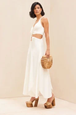 Hot Cult Gaia Calia Dress Off White