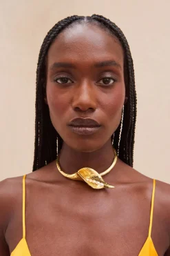 Hot Cult Gaia Calla Choker Gold