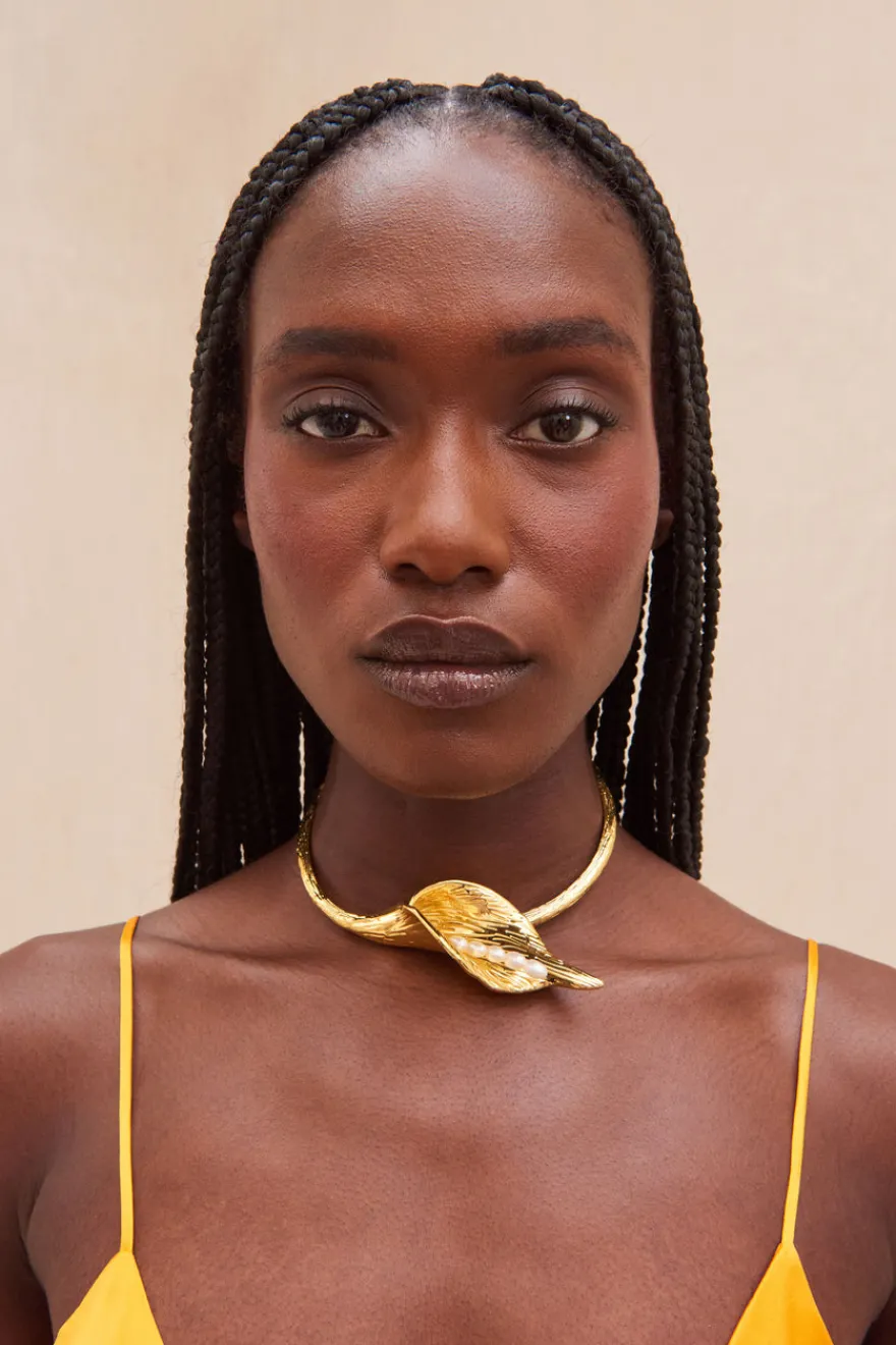 Hot Cult Gaia Calla Choker Gold