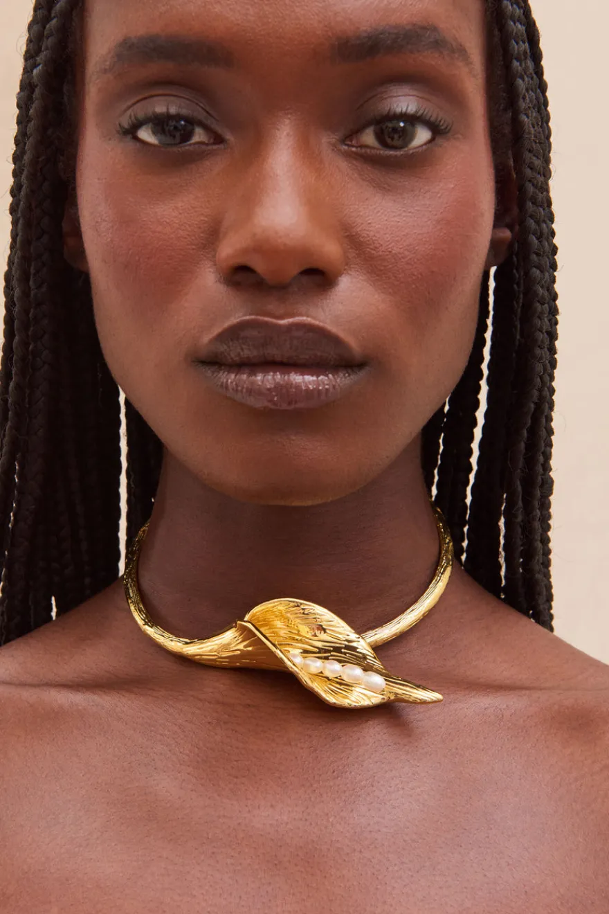 Hot Cult Gaia Calla Choker Gold