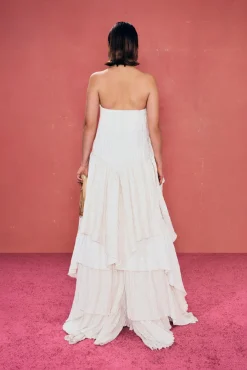 Clearance Cult Gaia Calypso Gown Off White