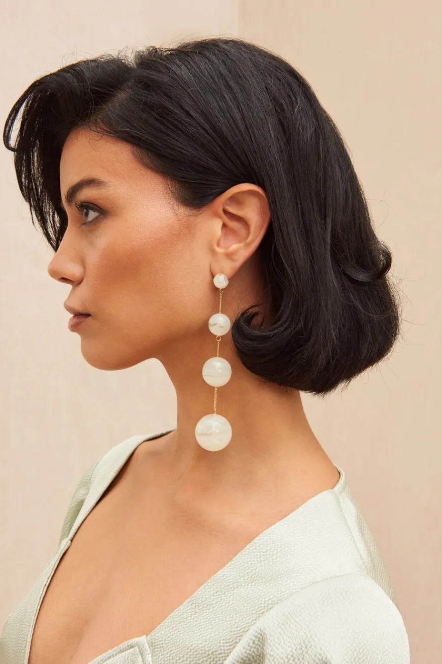 Cult Gaia Candace Earring Jade