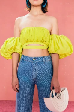 Hot Cult Gaia Carly Top Citron