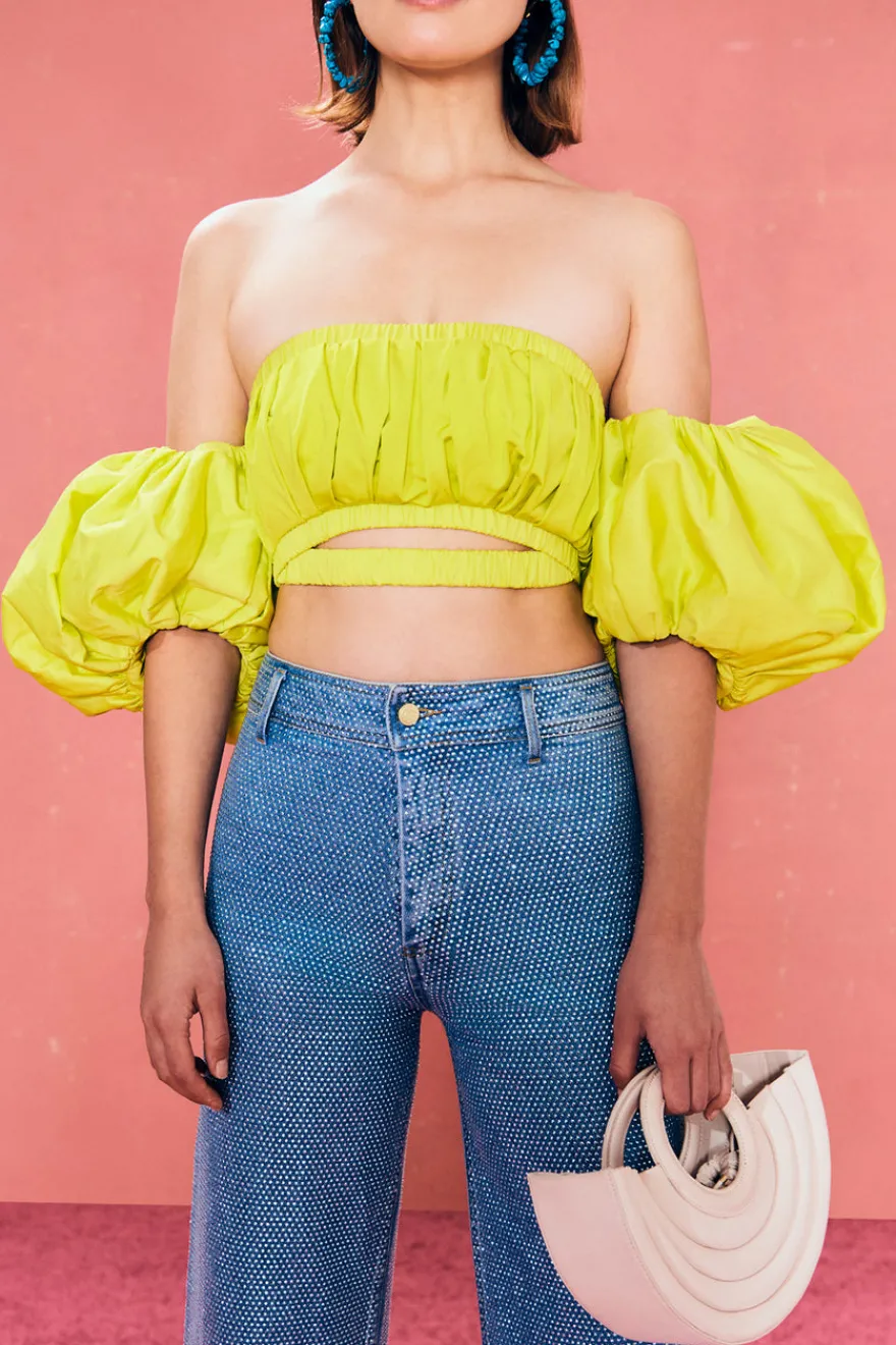 Hot Cult Gaia Carly Top Citron
