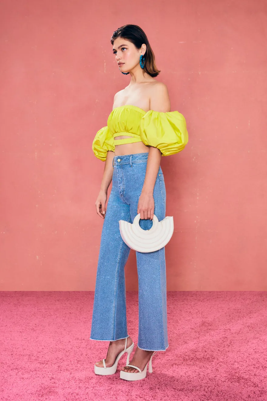 Hot Cult Gaia Carly Top Citron
