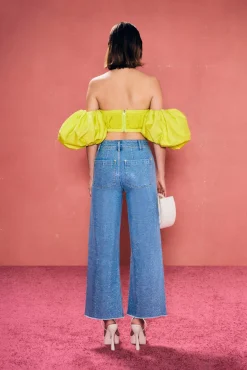 Hot Cult Gaia Carly Top Citron