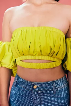 Hot Cult Gaia Carly Top Citron