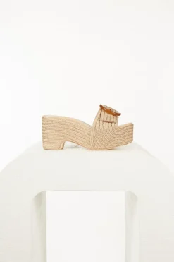 Clearance Cult Gaia Cleia Platform Natural Espadrille