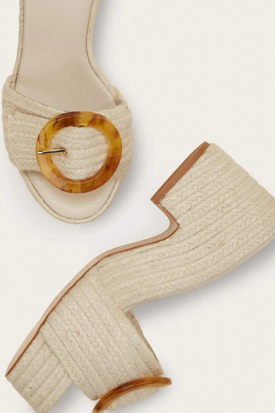 New Cult Gaia Cleia Platform Off White
