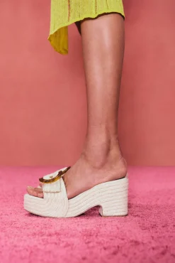 New Cult Gaia Cleia Platform Off White