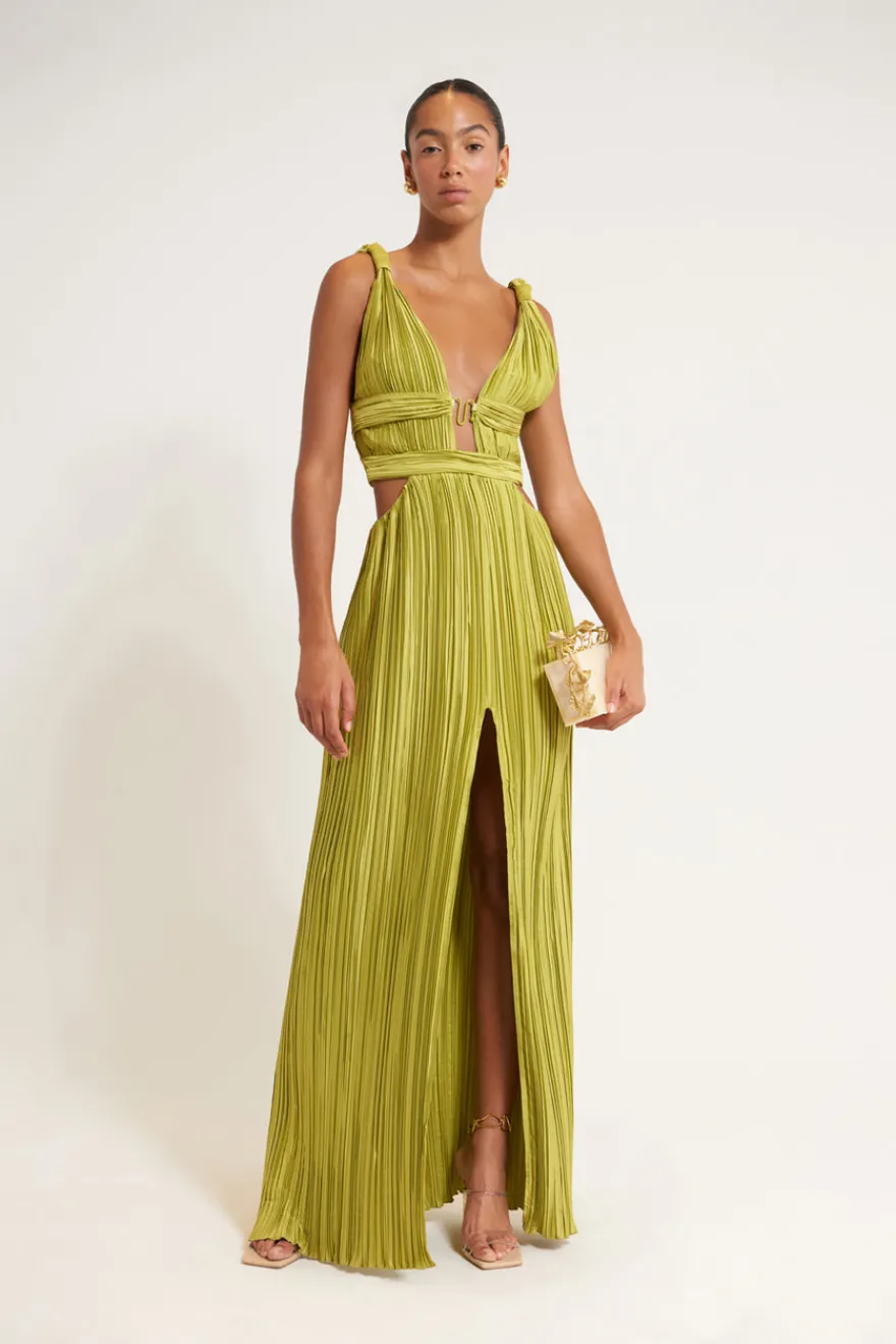 Clearance Cult Gaia Davida Gown Pine