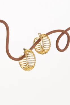 Online Cult Gaia Davina Earring Gold Clear