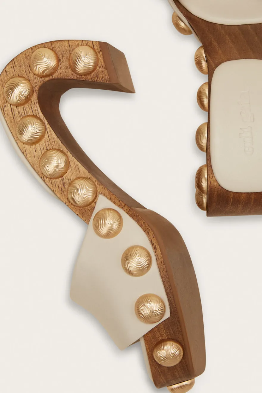 Clearance Cult Gaia Devora Sandal Off White