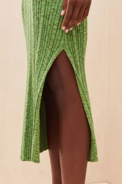 Outlet Cult Gaia Elfreda Knit Dress Emerald