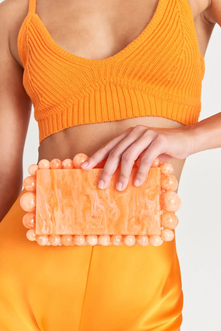 Sale Cult Gaia Eos Clutch Papaya