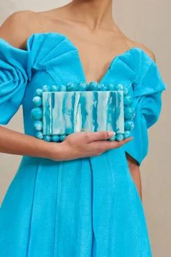 Cult Gaia Eos Clutch Nile
