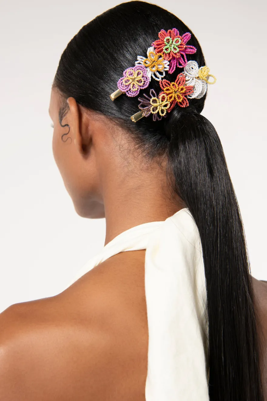 Hot Cult Gaia Fabi Barrette Qajar Rose Multi