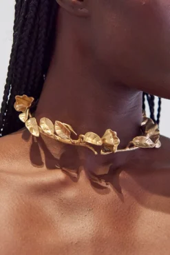 Sale Cult Gaia Fana Choker Brushed Brass