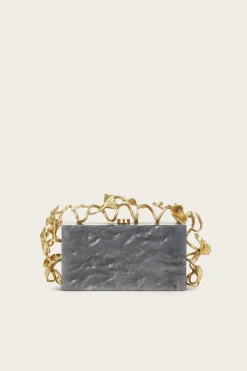 New Cult Gaia Fana Clutch Black
