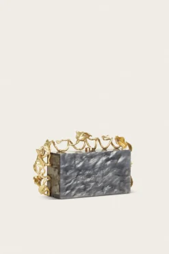 New Cult Gaia Fana Clutch Black