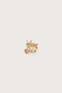 Online Cult Gaia Fana Ring Brushed Brass