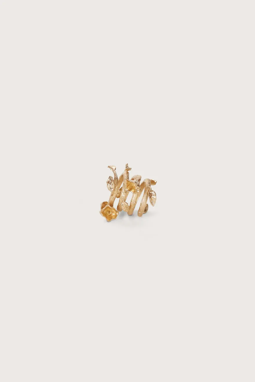Online Cult Gaia Fana Ring Brushed Brass