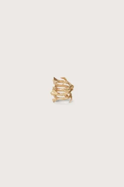 Online Cult Gaia Fana Ring Brushed Brass