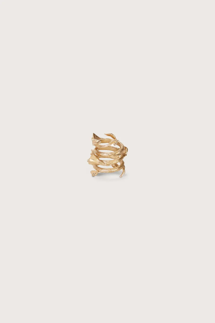 Online Cult Gaia Fana Ring Brushed Brass