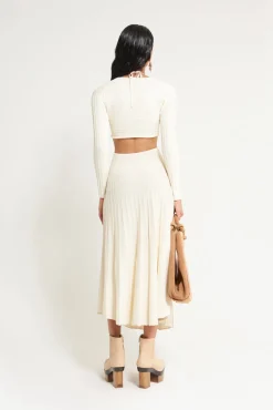 Sale Cult Gaia Fergie Knit Dress Off White