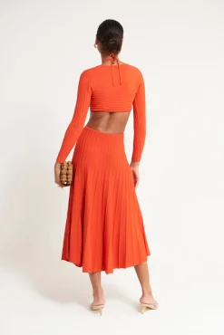 Sale Cult Gaia Fergie Knit Dress Rouge
