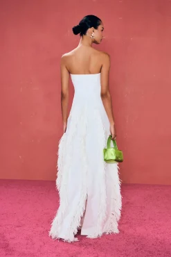 Discount Cult Gaia Freya Gown Off White