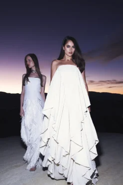 Discount Cult Gaia Freya Gown Off White