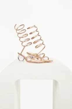 Cult Gaia Freya Sandal Champagne