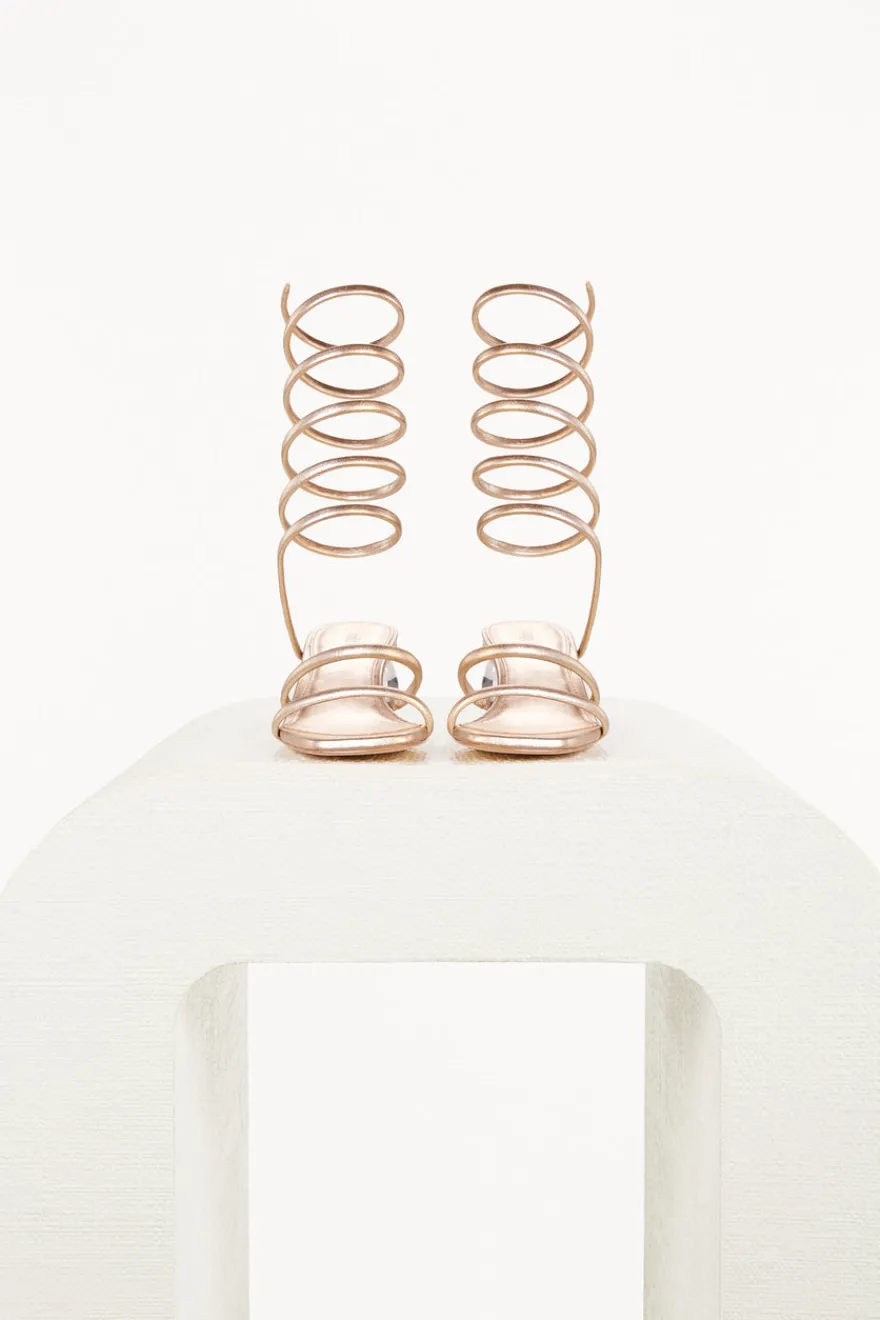 Cult Gaia Freya Sandal Champagne