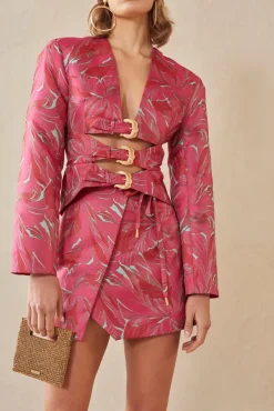 Online Cult Gaia Gabby Blazer Chantarelle Pink